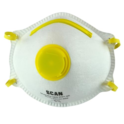 Scan Moulded Valved Disp Mask FFP1 3