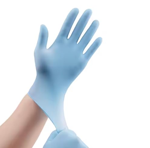 Gedikum Nitril Einweghandschuhe puderfrei latexfrei 10 Paare Box Einmalhandschuhe Blaue Nitrilhandschuhe in Gr. XS S M L XL XXL verfügbar M