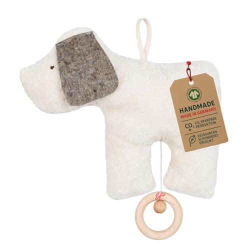 Efie Bio - Spieluhr Hund kontrolliert biologischer Anbau organic Made in Germany GOTS zertifiziert nachhaltig Melodie LaLeLu