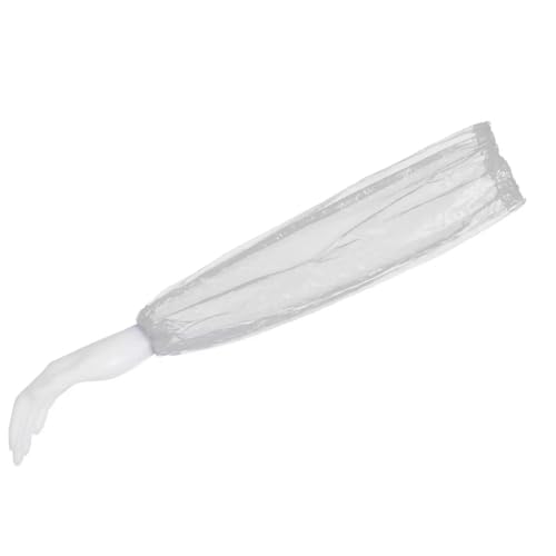 PE Ärmelschoner 40 x 20 cm Farbe weiß Polyethylen Med Comfort dank beidseitigem Gummizug dauerhaft gut sitzender und schützender Ärmelschoner als farbige Schutzkleidung kaufen.