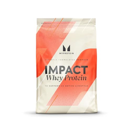 Myprotein Impact Whey Protein Pulver Vanille 2 5 kg 23 g Protein pro Portion mit BCAAs Eiweißpulver für Muskelaufbau Fitness Regeneration Protein Shake Low Carb Fat Vegetarisch