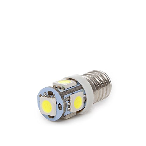 Glühbirne LED E10 1W 90Lm 6000 K 12VDC LED s 40.000H CA-E10-5MD5050-CW Greenice