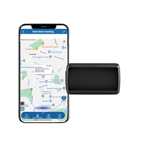 4G GPS Tracker mit bis zu 20 Tage Akkulaufzeit Standby bis zu 40 Tage - Live Ortung Peilsender für Auto Personen - GPS Tracker für Autos Motorräder Fahrräder einfache App Steuerung und Ortung