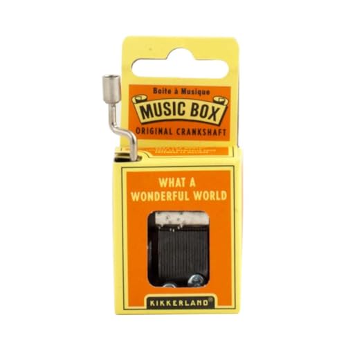 What A Wonderful World Mini Crank Music Box