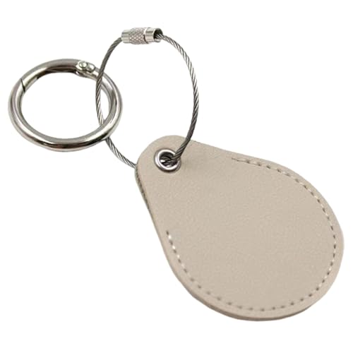 Kioriur Tracker Halsband Halter PU Leder Tracker Hülle - Item Finders Zubehör Ringhalter Schlüsselanhänger Schutzhülle GPS Hülle für Brieftasche Gepäck