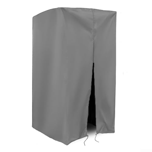 Eawfgtuw Outdoor Klimmzugstange Abdeckung Wasserdicht Kordelzug Fitnessgeräte Abdeckung für Power Tower Home Gym Klimmzug Dip Ständer Aufbewahrung Abdeckung Faltbarer Schutz 163 x 107 x 102 cm 210D