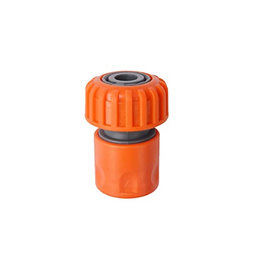 TianranRtStore Gartenschlauchverbinder aus Kunststoff Schnellverbinder geeignet für 6 Punkt Wasserleitung 2 cm 0 78 Zoll .O364 Orange One Size