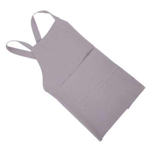 Luxshiny Baumwoll Leinen Schürze ohne Bindeverschluss für Kreative Aktivitäten Schutzkleidung für Eltern Junge Mädchen Malstunden Hautfreundlich und Atmungsaktiv