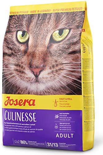JOSERA Culinesse 1x 2kg Katzenfutter mit Lachsöl Super Premium Katzenfutter für ausgewachsene Indoor und Outdoor 1er Pack