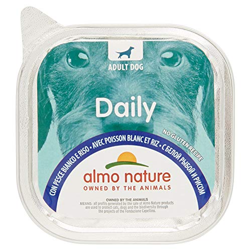 almo nature Hundefutter nass PFC Daily mit Weissfisch und Reis 300g 0 g
