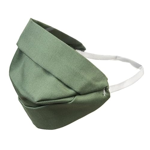 Green Blue 2-lagige Gesichtsmaske Atem Mundschutz Staubmaske Hygienemaske Wiederverwendbar Waschbar Streetwear 5-er Pack Grün