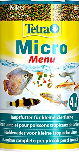 Tetra Micro Menu Futter für Aquarienfische mit kleinem Maul 6 X 100ml