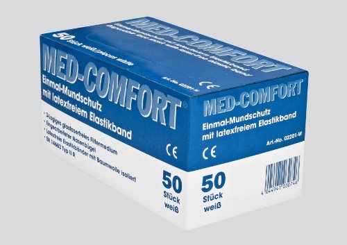 Mundschutz 3-lagig weiß