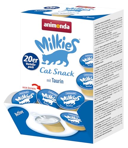  Milkies Active Katzenmilch portioniert 4x 20 Cups 15 g