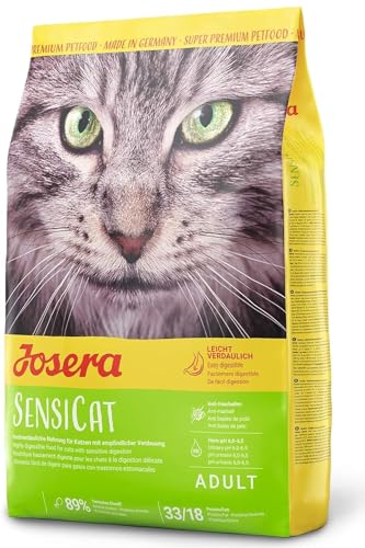 JOSERA SensiCat 1x 2kg Katzenfutter extra verträglicher Rezeptur Super Premium Trockenfutter für ausgewachsene und empfindliche