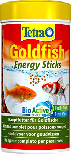 Tetra Goldfish Energy Sticks - nährstoffreiches Fischfutter für alle Goldfische und andere Kaltwasserfische 250 ml Dose