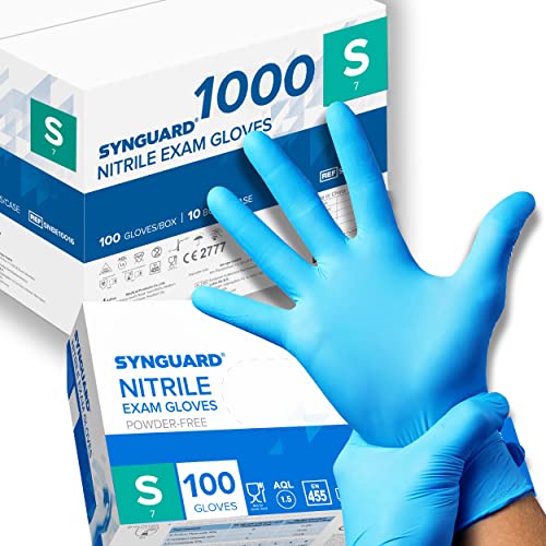 1000 Nitril-Handschuhe puderfrei latexfrei hypoallergen Lebensmittelhandschuhe medizinische Einweghandschuhe Größe S