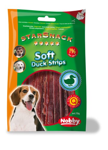 Nobby Starsnack Soft Duck Strips 3 Packungen zu je 70 g