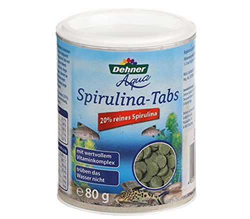 Dehner Aqua Fischfutter Spirulina-Tabs 90 Tabletten 80 g