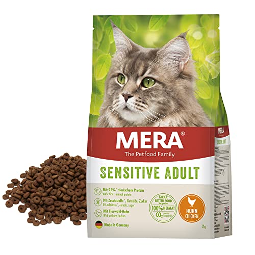 MERA Cats Sensitive 2kg für getreidefrei nachhaltig hohem Fleischanteil