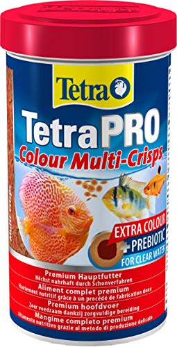 Tetra Pro Colour Multi-Crisps - Premium Fischfutter mit Farbkonzentrat für schöne farbenprächtige Fische 500 ml
