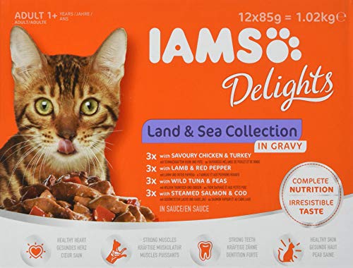  Land and Sea Collection für erwachsene verschiedenen Fleisch  und Fisch Sorten Multibox Frischebeutel 1.02 kg
