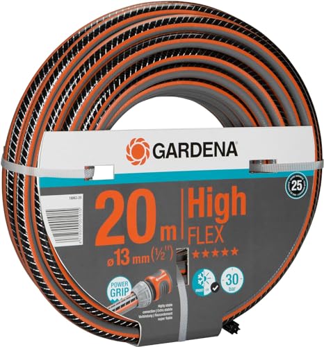 Gardena Comfort HighFLEX Schlauch 13 mm 1 2 Zoll m Gartenschlauch mit Power Grip Profil 30 bar Berstdruck formstabil UV beständig 18063