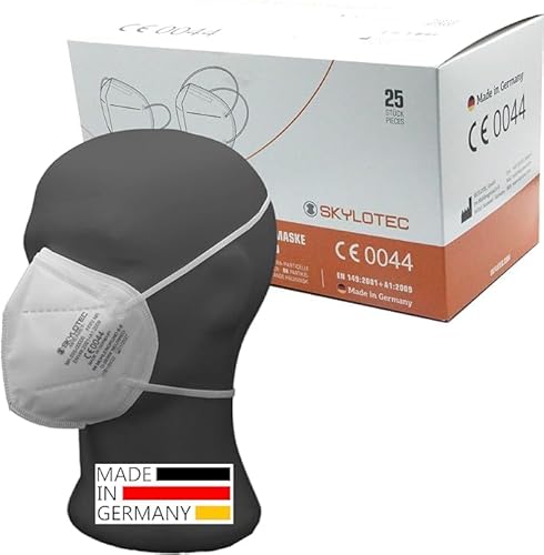 SimpleBreath Skylotec Zettl Futurus Nachfolger FFP2 Maske Atemschutzmaske in Deutschland hergestellt 0044 CE zertifiziert nach EN149 einzeln verpackt 25 Stück
