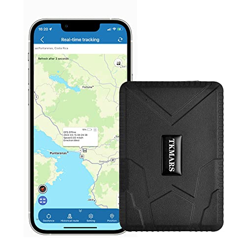 TKMARS TK915 für 10000 mAh Akku magnetischer Sender funktioniert über SMS APP Webplattform ohne ABO geeignet für Pkw LKW Flotten
