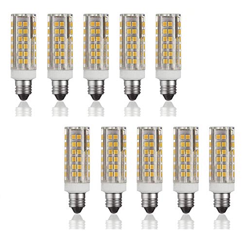 LED E11 T4 Mini-Kandelaber-Glühbirne 10 W 100 W Halogen-Ersatz 10 Stück 360 Abstrahlwinkel dimmbar energiesparende Mais-Glühbirne 110 120 V für drinnen und draußen