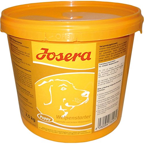 JOSERA Welpenstarter 1 x 2.5 kg Welpenmilch für Hundewelpen Aufzucht-Milch zur Beifütterung in den ersten Wochen z. B. bei Milchmangel der Hündin 1er Pack