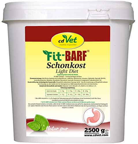 cdVet Fit-Barf Schonkost 1er Pack 1 x 2500 g