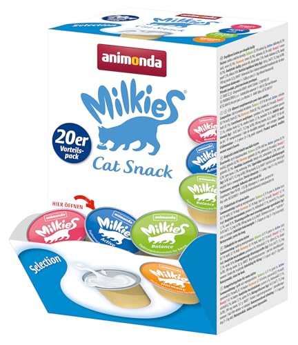animonda Milkies Selection Katzenmilch portioniert 20 Cups 15 g