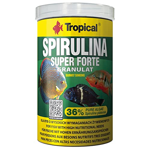  Super Spirulina Forte Granulatfutter mit 36% Spirulina Platensis Anteil 1x 1 l