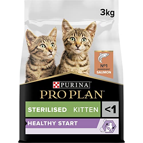 Pro Plan Optistart sterilisiertes Katzenfutter Lachsreich 3 kg