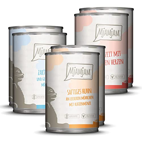 MjAMjAM   Premium für   Probierpaket 6er Pack 6x 400g getreidefrei extra viel Fleisch
