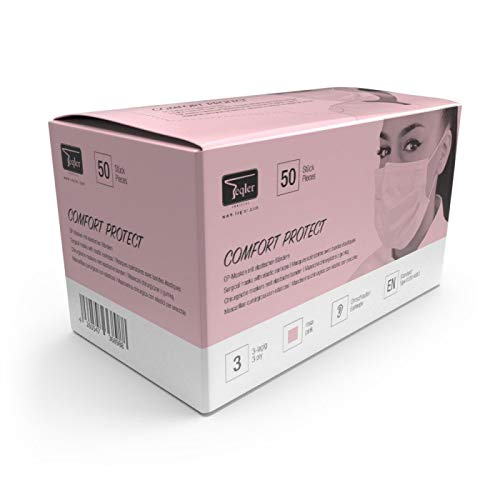 Teqler Dental-Mundschutz 3-lagig pink