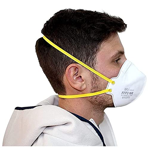 ETIK 20 Stück FFP3 Masken Nackenband FFP3 CE zertifiziert Atemschutzmaske ohne Ventil Atemschutzmaske ffp3 - Box mit 20 Stück
