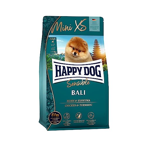 Happy Dog 60944   Supreme Mini XS Bali Hähnchen mit Kurkuma   Hunde Trockenfutter für sehr kleine Rassen   1 3 Inhalt