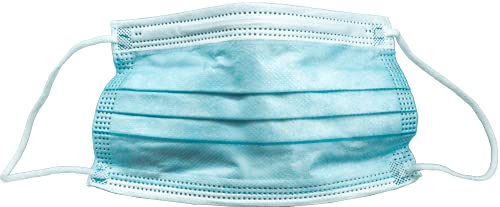 MKW Medizinischer Mundschutz Typ IIR EN14683 2019 - 50 Stück - 3-lagiger Mundschutz Typ 2R - Zertifizierte OP-Masken blau 40