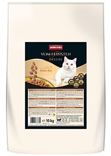 animonda Vom Feinsten Deluxe Adult Grain-Free Katzenfutter Trockenfutter für erwachsene Katzen 10 kg