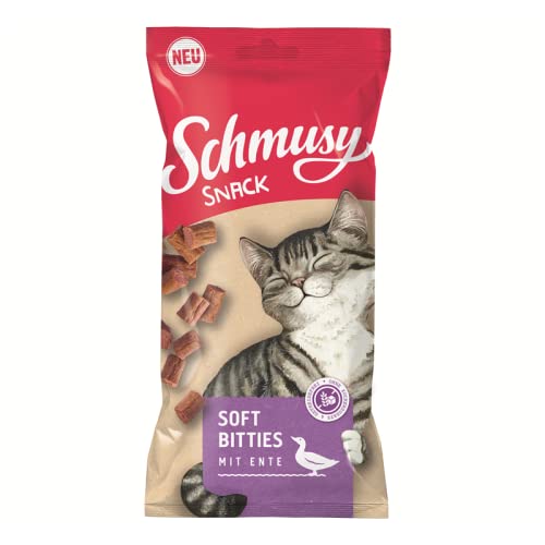  Snack Soft Bitties   Katzenleckerli mit Ente  Bundle   8x 60 g