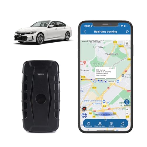 Winnes 20000mAh Wasserdicht Mit Geofence Diebstahlalarm Apps Ohne ABO Echtzeitverfolgung Fahrzeug Motorrad Flotte
