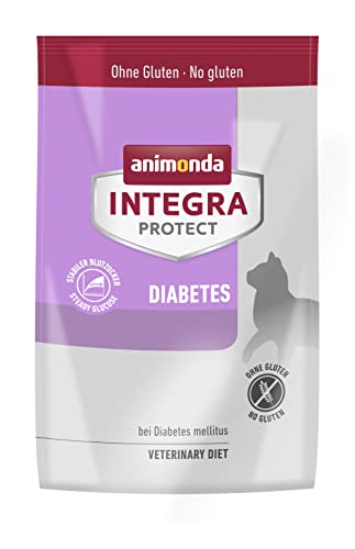 Animonda INTEGRA PROTECT Adult Diabetes Katze hochwertiges Trocken getreidefrei spezielles Diätfuttermittel für mit Diabetes mellitus 1x 300 g
