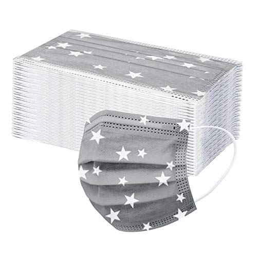 50 5 Stück Einweg Mundschutz Kinder Anime lustiger mundschutz Mund und Nasenschutz Cartoon Druck Gesicht Bandanas Drucken Mund-Tuch Mundbedeckung Atmungsaktive Staubschutz für Jungen und Mädchen B