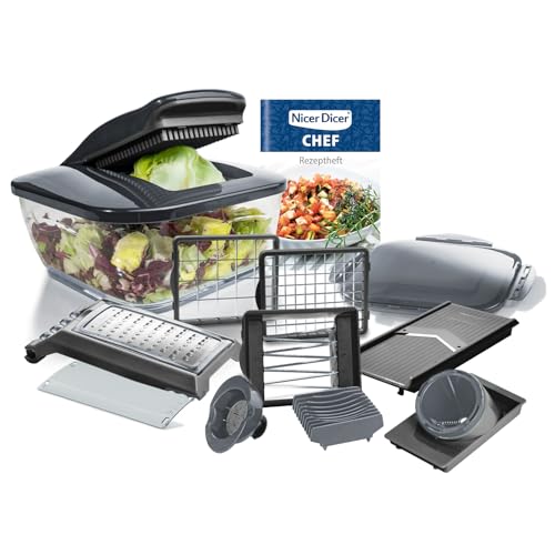  Chef   Set mit 15üseschneidern   Zwiebelschneider Salatschneider Pommes Frites Schneider gewellterüseschneider Multizerkleinerer für Obstüse Küchenutensilien