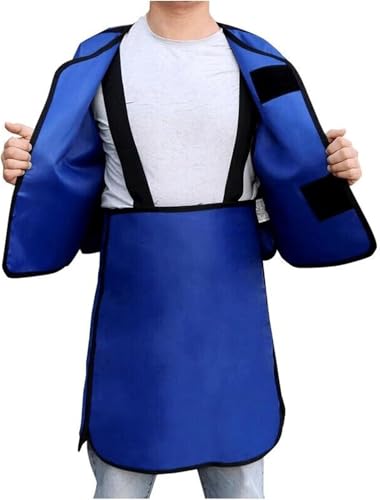 Suits Bleianzug-Set geteilte Bleiweste und Bleischürze bequeme verstellbare Schutzkleidung 0.5 mmpb L