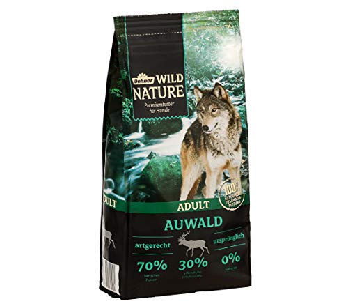 Dehner Wild Nature Hundefutter Auwald Trockenfutter getreidefrei zuckerfrei fÃ¼r ausgewachsene Hunde GeflÃ¼gel Wild 12 kg