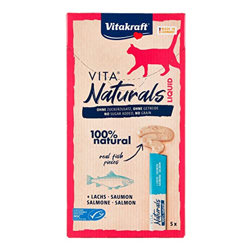 VitaNaturals Creamy Leckerli für Katzen Lachs 5 x 15 g