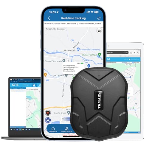 TKMARS TK905 5000mAh Akku magnetisches Ortungsgerät funktioniert über SMS APP Webplattform ohne ABO Sender geeignet für Pkw LKW Flotten